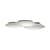Deckenleuchte Puck glas weiß Dreifach / 56 x 49 cm - Vibia