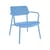 Fauteuil bas empilable Studie métal bleu - Fermob