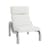 Fauteuil rembourré Tube tissu blanc - Normann Copenhagen