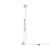 Lampada a stelo Twist metallo bianco / Altezza regolabile - Hay