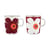 Juhla Unikko Mug ceramic red / 25 cl - Set of 2 - Marimekko