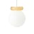 Hinx Pendant glass beige / Ø 15 cm - Normann Copenhagen