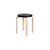 E 60 Stackable stool wood black / Alvar Aalto, 1933 - 4 Base, legs - ARTEK