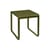 Table rectangulaire Bellevie métal vert / 74 x 80 cm - Fermob
