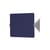 Applique con presa  metallo blu con elemento girevole E14 by Charlotte Perriand - Riedizione 1962 - Nemo