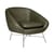 Fauteuil rembourré Barrow cuir vert - Ethnicraft