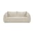 Sofa 2 Sitzer Figur textil weiß / L 204 cm - Ethnicraft