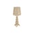 Mini Kabuki LED Lamp plastic material beige / H 70 cm - Kartell