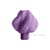 Lampe de table Soft Serve Grande violet / H 35 cm - CRÈME ATELIER