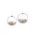Set de 2 mangeoires à oiseaux design verre / Ø 12,3 cm - Eva Trio