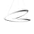 Pendelleuchte Kepler MINOR Uplight LED metall weiß / Ø 84 cm-  Licht nach oben - Nemo