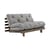 Schlafcouch Roots holz grau / B 140 cm - 3 Positionen / Struktur Braun - KARUP DESIGN