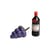 Wine Salt and pepper set ceramic multicoloured / H 11 cm - & klevering