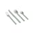 Set de couverts MVS métal vert / 4 pièces - By Muller Van Severen - Hay