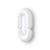 Specchio murale Zodiac Bumper Medium ceramica bianco / Ceramica - L 55 x H 90 cm - Moustache