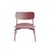 Fromme Stackable low armchair metal red / Aluminium - Petite Friture