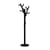 Ambroise Standing coat rack wood black / H 158 cm - Oak - Hartô