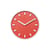 Orologio murale Tempo materiale plastico arancione - Magis