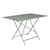 Bistro Foldable table metal green / 117 x 77 cm - 6 people - Parasol hole - Fermob