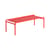 Couchtisch Week-end metall rot / 127 x 51 cm - Aluminium - Petite Friture