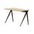 Compas Direction Desk natural wood / By Jean Prouvé, 1953 - L 125 cm - Vitra