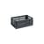 Panier Colour Crate plastique gris Small / 17 x 26,5 cm - Recyclé - Hay
