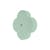 Patère Andrée bois vert Large / Ø 10 cm - Hartô