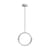 Pendelleuchte Maru Big LED metall silber / Modulierbare Ringe - Ø 41 cm - 101 COPENHAGEN