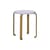 Lot de 2 tabourets empilables Smile bois violet - HÜBSCH