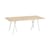 Tavolo rettangolare Loop legno naturale / 200 x 92,5 cm - Hay