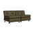 Sofa Amanta leder grün / Modulable - B 158,5 cm / Neuauflage 1966, Mario Bellini - Hay