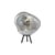 Lampada senza fili ricaricabile Melt LED Large materiale plastico argento / Ø 50 cm - da appoggio o da appendere - Tom Dixon