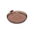 Piano/vassoio Perch vetro marrone / Grande - Ø 35 cm - Serax