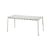 Aligned Rectangular table metal white / By Maarten Baas - 170 x 85 cm / Aluminium - valerie objects