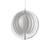 Suspension Moon métal blanc / Ø 34 cm - Panton 1960 - Verpan