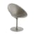 Ero/S/ Swivel armchair plastic material beige / Soft-touch finish - Kartell