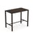 Table haute Nova marron métal / 120 x 70 cm x H 105 cm - Emu