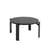 Couchtisch Rey holz schwarz / By Bruno Rey x Dietiker, 1971 - Ø 66,5 x H 32 cm - Hay