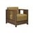 Gepolsterter Sessel Roan textil gelb - Ethnicraft