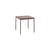 quadratischer Tisch Balcony metall rot / 75 x 76 cm - Stahl - Hay
