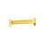 Scaffale Pli Slim metallo giallo / L 45 x P 10 cm - TIPTOE