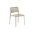Audrey Stacking chair plastic material beige - Kartell