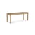 Bank Bok holz natur / L 146 cm - Eiche massiv - Ethnicraft