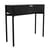 Console Marius bois noir / Avec tiroir - L 100 cm - Hartô