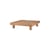 Couchtisch Monocle Outdoor holz natur / 83 x 83 x H 20 cm - Ethnicraft