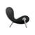 Poltrona lounge Embryo tessuto nero /  Marc Newson, 1988 - Tessuto - Cappellini
