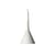 Sospensione Aplomb pietra bianco / Cemento - Ø 17 cm x H 36 cm / Cavo 3,5 Metro - Foscarini