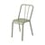 T37 Tressée Stacking chair metal green / Reissue 1937 - Woven seat - Tolix