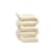 Table d'appoint Whip blanc / 34 x 34 x H 46 cm - & klevering