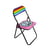 Chaise pliante Peace plastique multicolore / rembourrée - Seletti